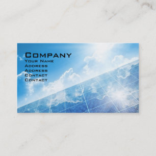 Solar Panel Business Card