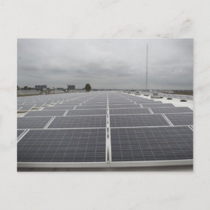 Solar Panel Field Postcard