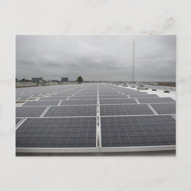 Solar Panel Field Postcard (Front)