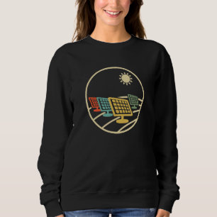 Solar Panel Green Renewable Energy Environmental Sweatshirt