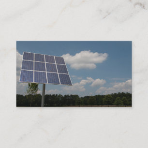 Solar Panel  Install Company Business Card