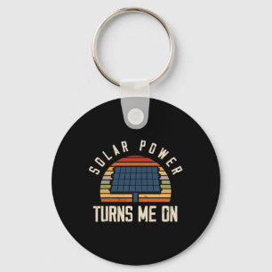 Solar Panel Solar Energy Solar Power  Key Ring