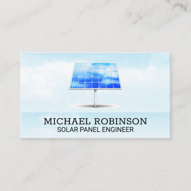 Solar Panels | Sky Eco Home Business Card (Front)