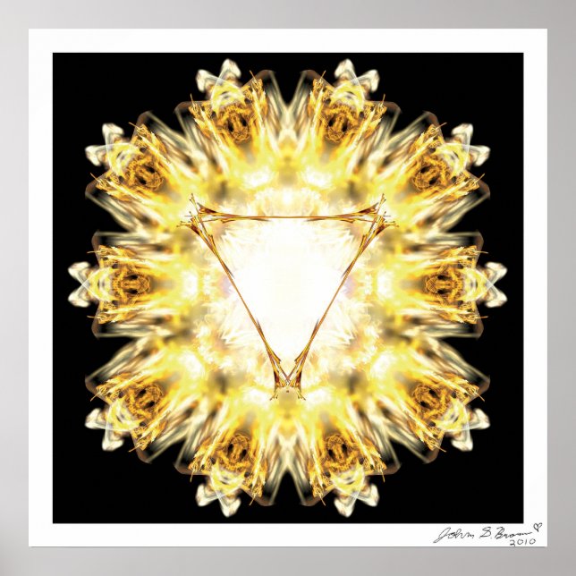 Solar Plexus Chakra Poster (Front)