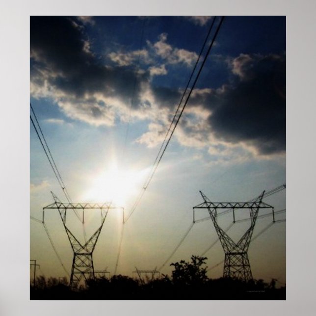 "Solar Power. Electrical Power." Poster (Front)