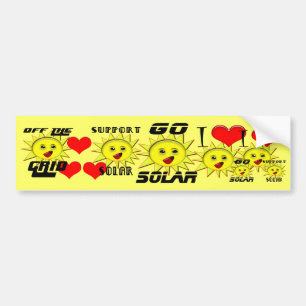Solar Power Gifts and Promotional Products T-shirt Bumper Sticker