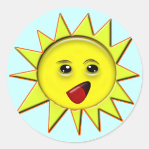 Solar Power Gifts and Promotional Products T-shirt Classic Round Sticker