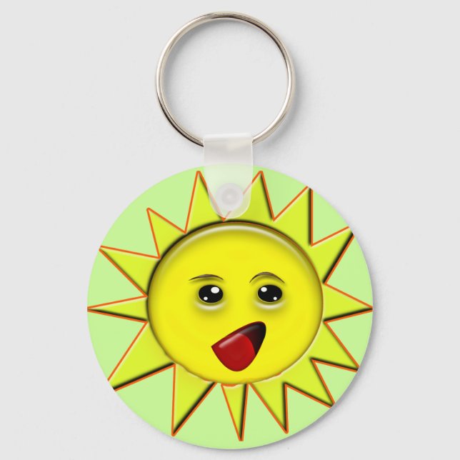 Solar Power Gifts and Promotional Products T-shirt Key Ring (Front)