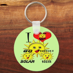 Solar Power Gifts and Promotional Products T-shirt Key Ring