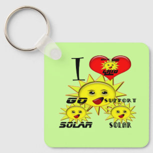 Solar Power Gifts and Promotional Products T-shirt Key Ring