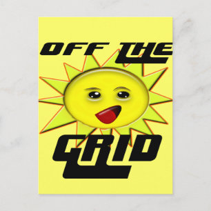 Solar Power Gifts and Promotional Products T-shirt Postcard