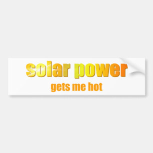 Solar Power Hot! Bumpersticker Bumper Sticker