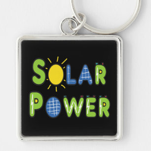 Solar Power Key Ring