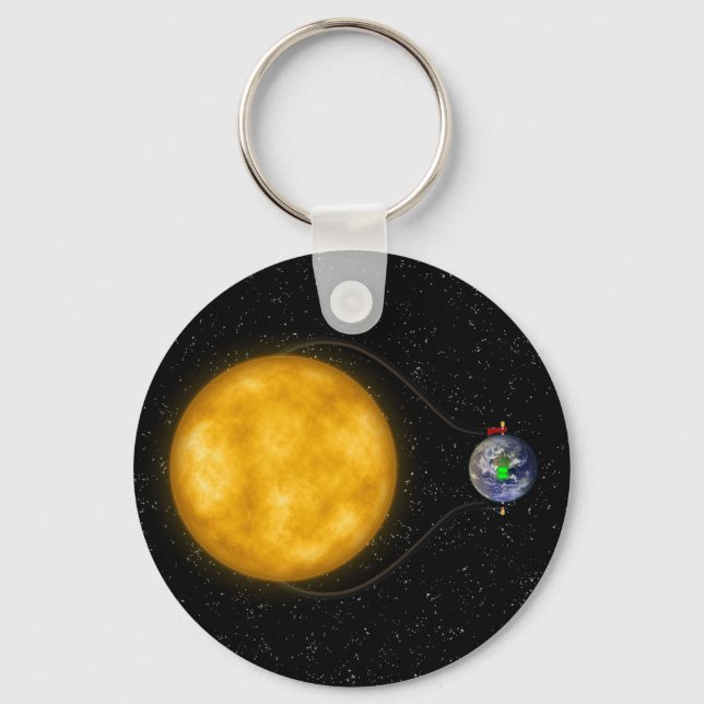 Solar Power -  Key Ring (Front)