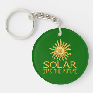 Solar Power Key Ring