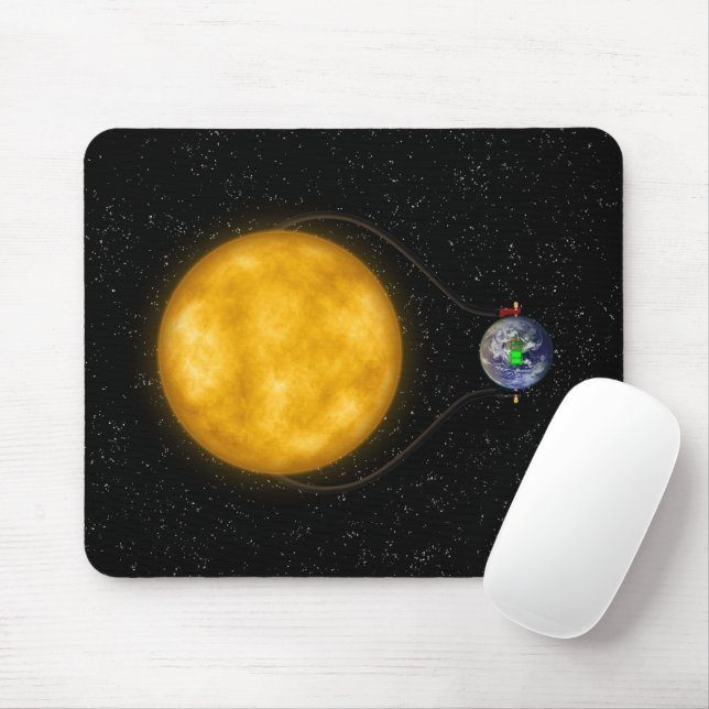 Solar Power -  Mouse Mat (With Mouse)