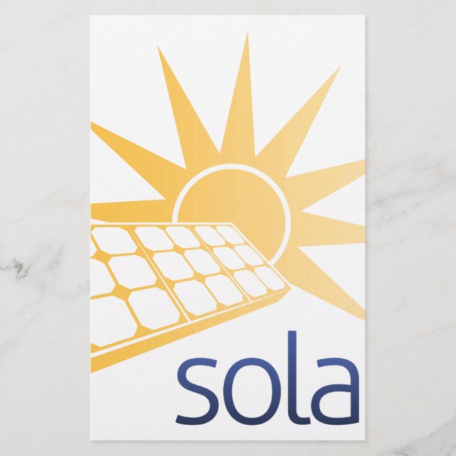 Solar Power Panel Concept (Front)