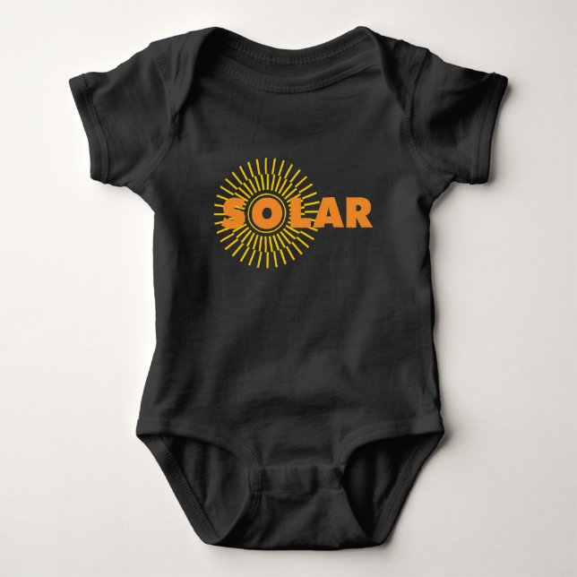 Solar Power Sun Baby Bodysuit (Front)