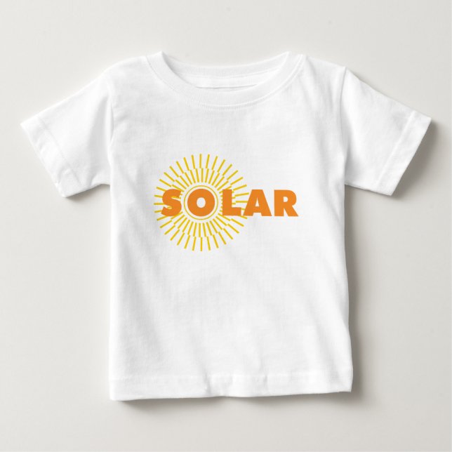 Solar Power Sun Baby T-Shirt (Front)