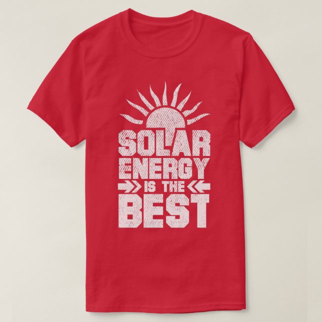 Solar Power Sun Solar Energy 11 T-Shirt (Design Front)