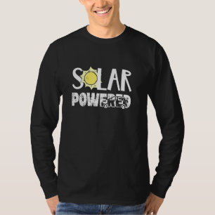 Solar Powered Energy Reverse Photovoltaic Climate T-Shirt