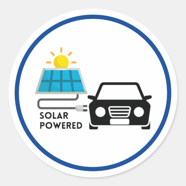 Solar Powered Sticker Sheet (Front)