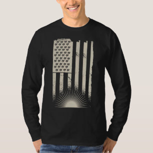 Solar Renewable Energy Usa Flag 1 T-Shirt