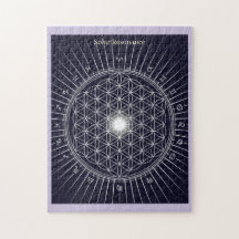 Solar Resonan Monochrome Art Jigsaw Puzzle ジグソーパズル
