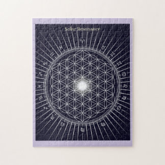 Solar Resonan Monochrome Art Jigsaw Puzzle ジグソーパズル