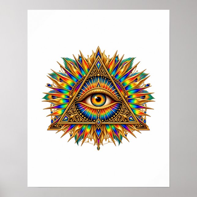Solar Sentinel Eye Poster (Front)