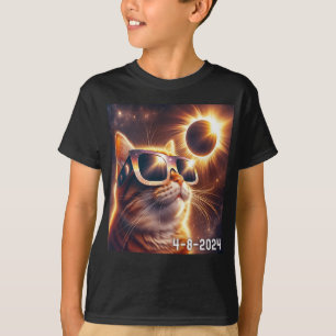 Solar Shirt 2024 Eclipse Wearing Gles 