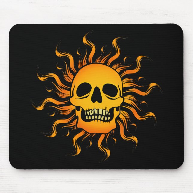 Solar Skull Mouse Mat (Front)