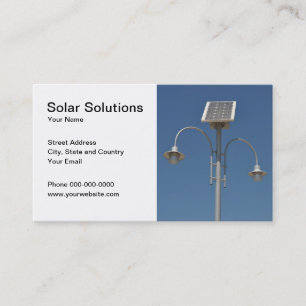 Solar Solutions Business Card