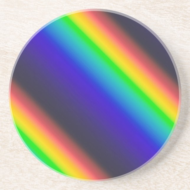Solar Spectrum Diagonal Coaster (Front)
