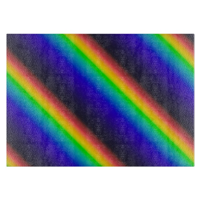 Solar Spectrum Diagonal Cutting Board (Front)
