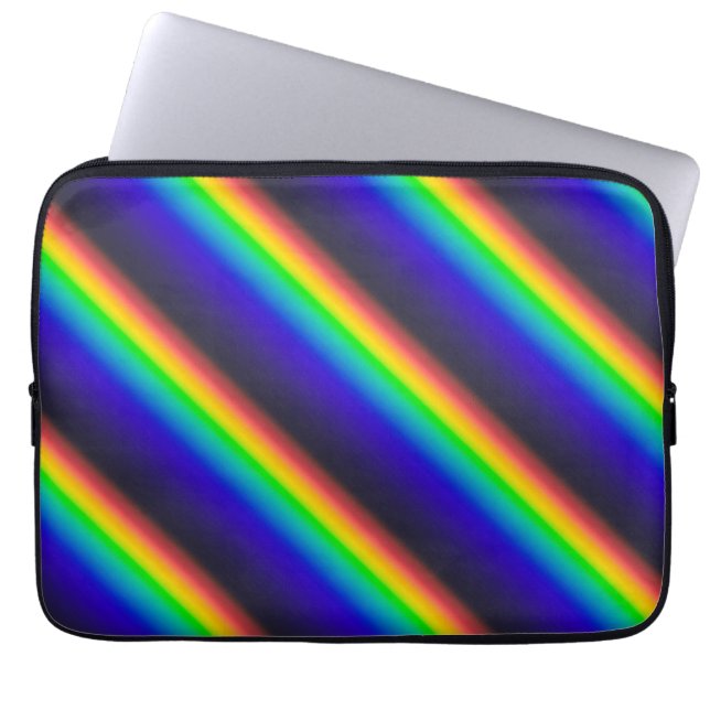 Solar Spectrum Diagonal Laptop Sleeve (Front)