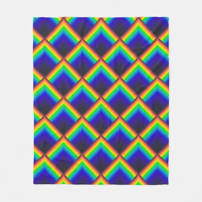 Solar spectrum scales fleece blanket (Front)