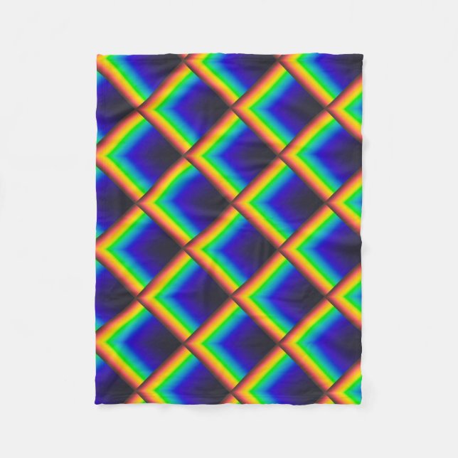 Solar spectrum scales fleece blanket (Front)