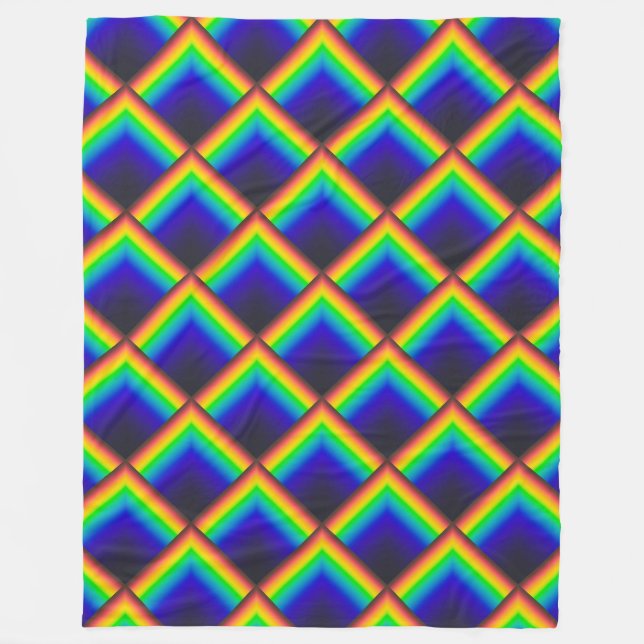 Solar spectrum scales fleece blanket (Front)