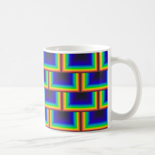 Solar spectrum square scales coffee mug (Right)