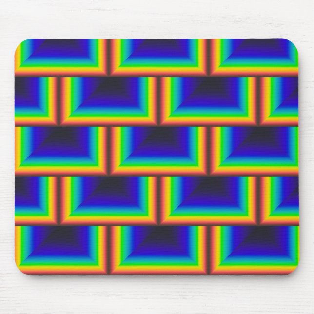 Solar spectrum square scales mouse mat (Front)