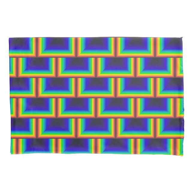 Solar spectrum square scales pillowcase (Front)