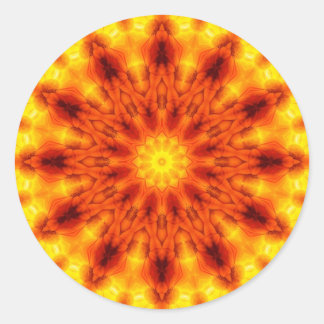 Solar Sun Kaleidoscope Sticker