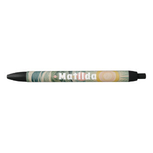 Solar Surge Personalised  Black Ink Pen