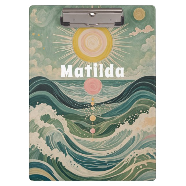 Solar Surge Personalised  Clipboard (Front)