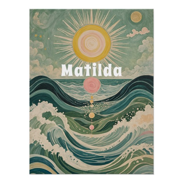 Solar Surge Personalised  Poster (Front)