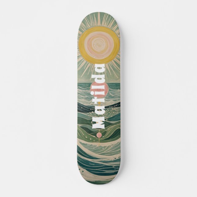 Solar Surge Personalised  Skateboard (Front)