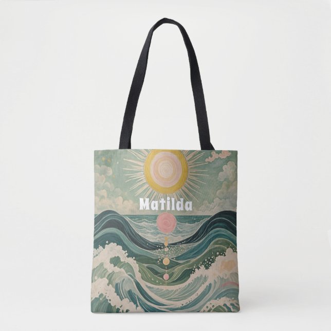 Solar Surge Personalised  Tote Bag (Front)