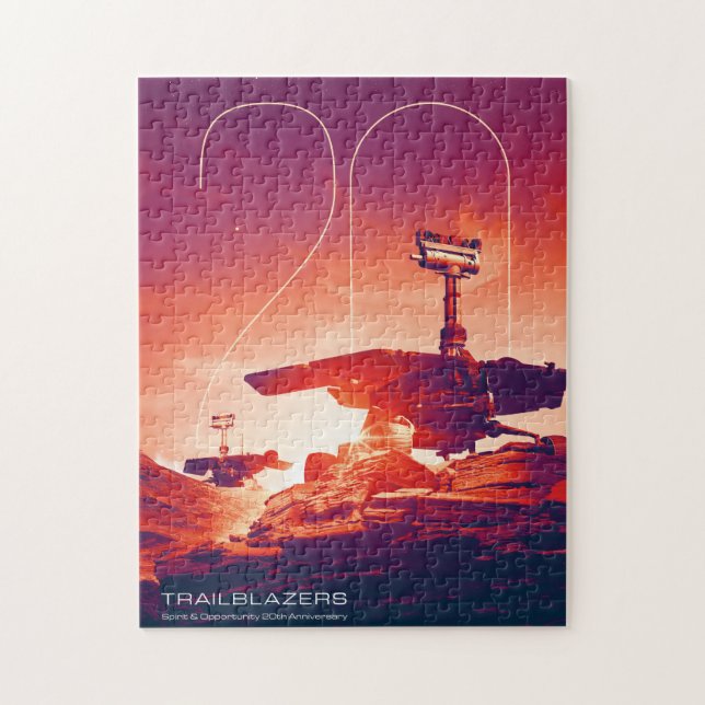 Solar System, 20 Years of Spirit and Opportunity Jigsaw Puzzle (Vertical)