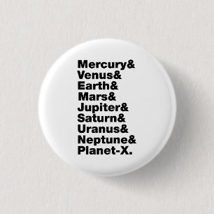 Solar System 3 Cm Round Badge